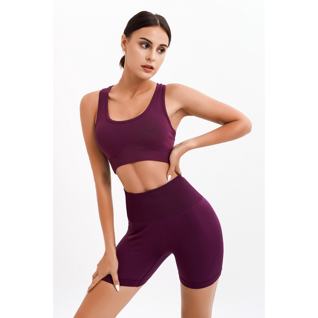 Set đồ thể thao nữ không đường may năng động