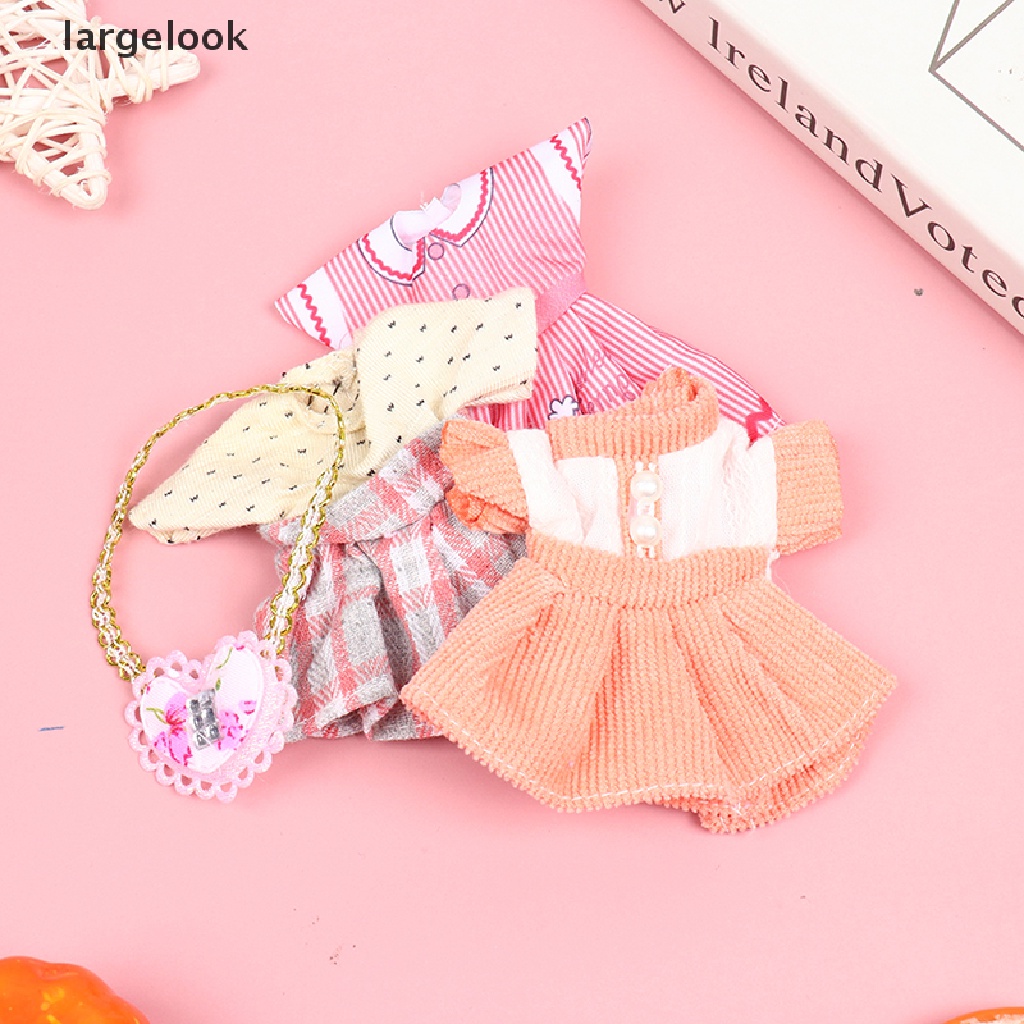 Đầm đồ chơi búp bê nhiều màu 6inch tỉ lệ 1: 12