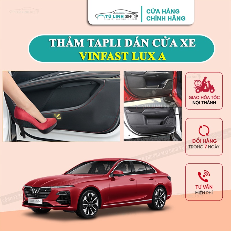 Bộ 4 Thảm Tapli cho VINFAST LUX A dán cánh cửa chống trầy xước xe