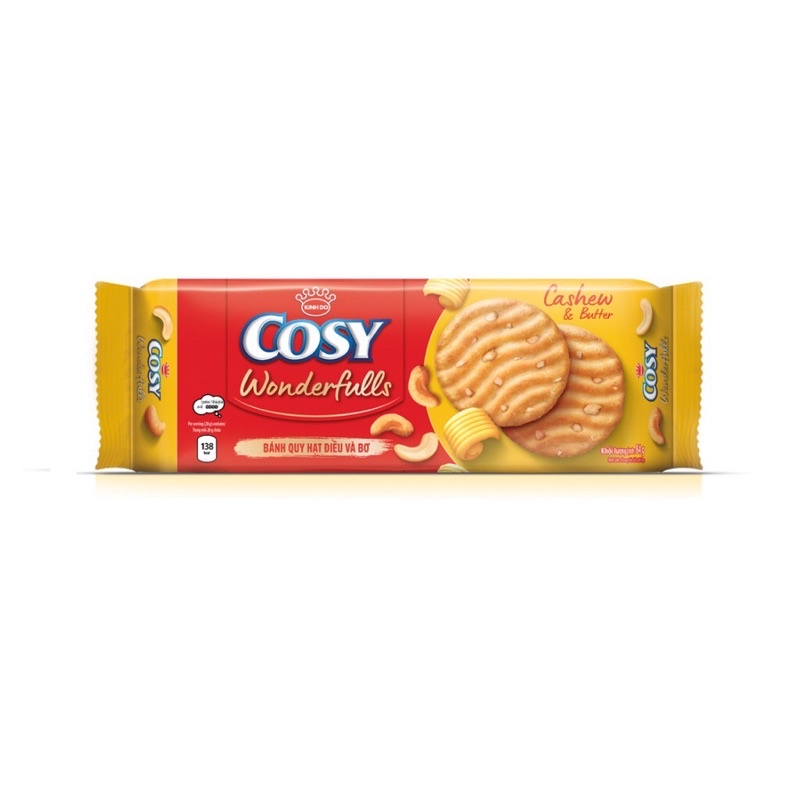 Bánh quy Cosy Hạt điều và Bơ 168g