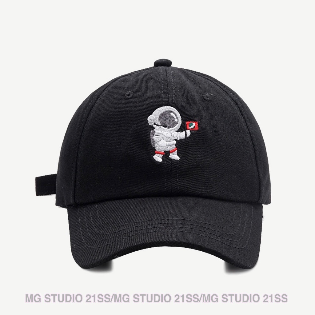 Mũ Lưỡi Trai MG STUDIO Thêu Hình Phi Hành Gia 5 Màu Tùy Chọn