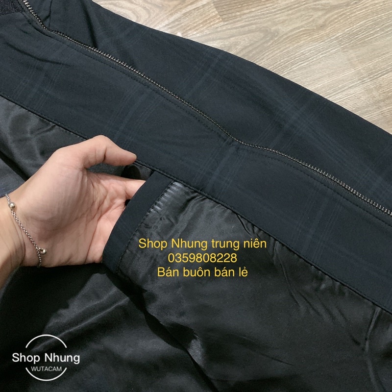 Áo khoác nam trung niên 2 lớp chất cực đẹp k nhăn k nhàu màu nhã nhặn