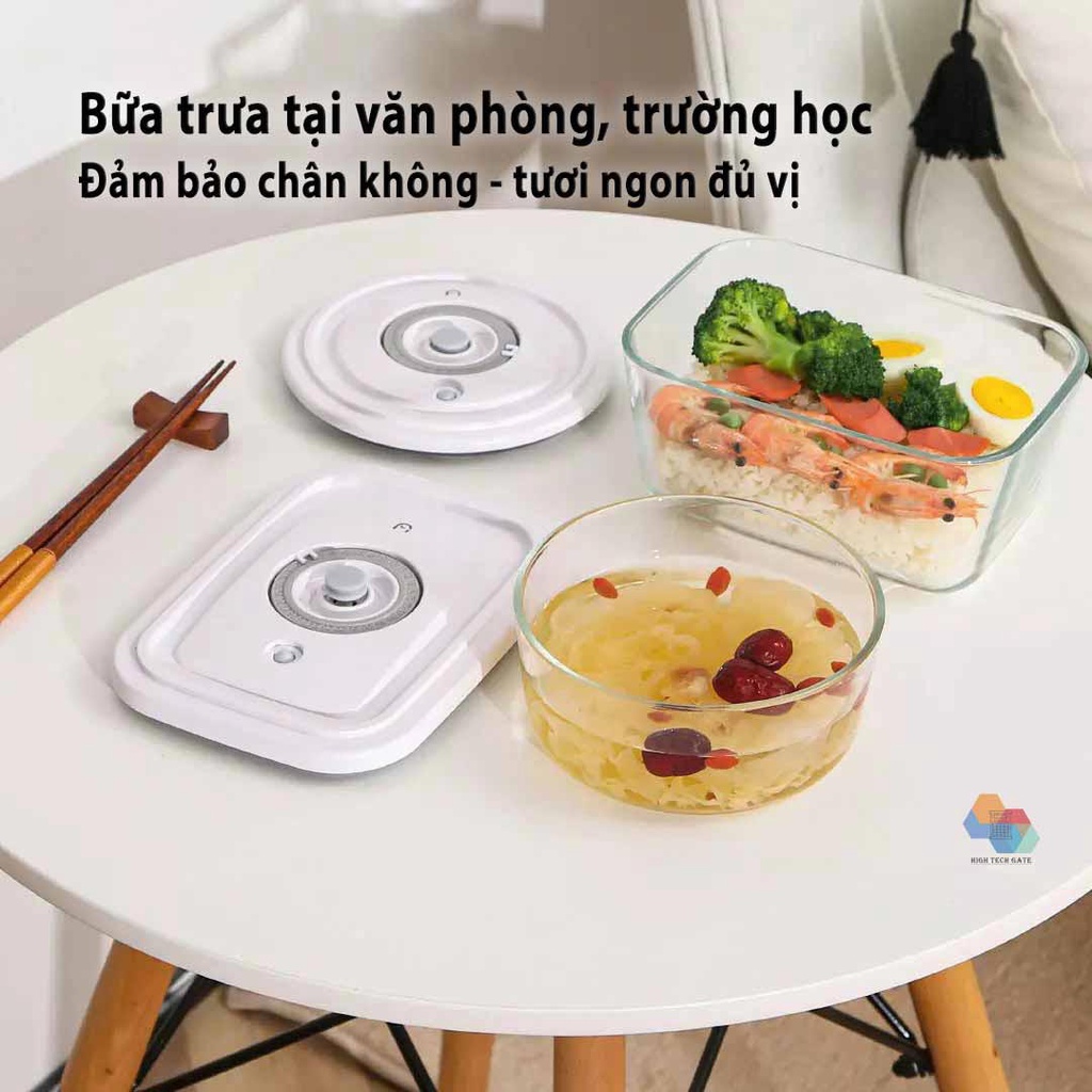 Hộp Hút Chân Không Thực Phẩm Xiaomi Youpin Bud, Chất Liệu Thủy Tinh Trong Suốt, Sử Dụng Cho Gia Đình, Hàng Chính Hãng