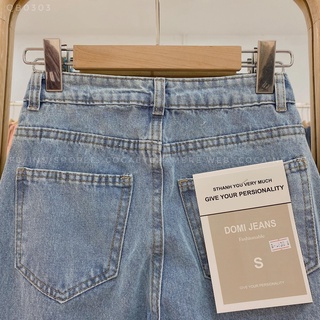[QB0303] Quần jeans trơn cạp cao mã 03 (Có sẵn/Ảnh thật)