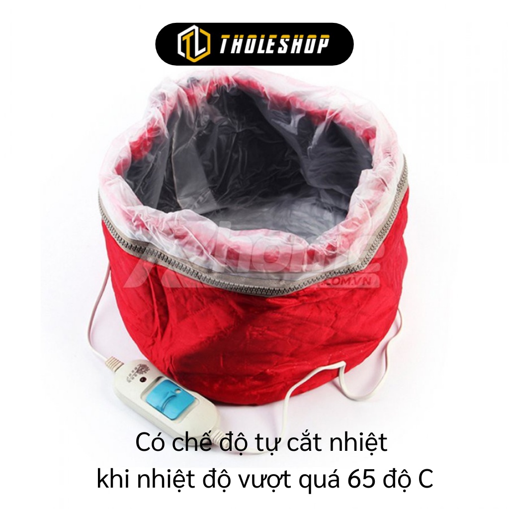Mũ Hấp Tóc - Mũ Ủ Tóc Cá Nhân Có Dây Khóa Kéo Điều Chỉnh Độ Rộng 6065