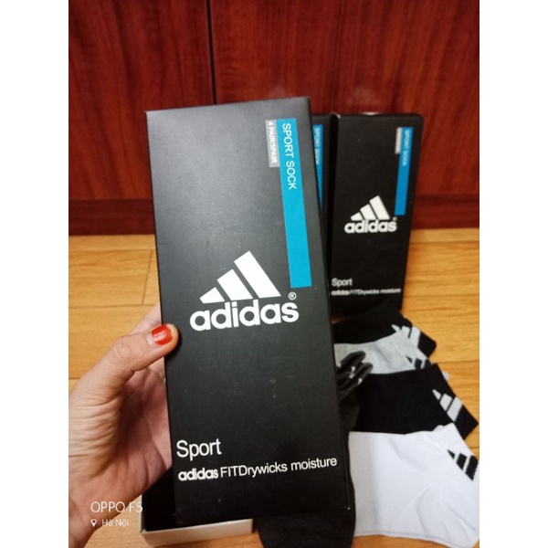 [Hộp 5 đôi] Hộp tất Nam cổ ngắn thể thao hàng chuẩn mịn 5 đôi