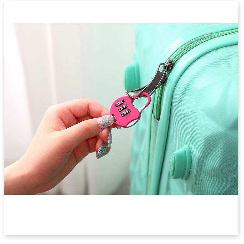 Khóa số  ⛔GIÁ SỈ⛔  Khoá số balo, vali, hành lý giúp bảo đảm đồ đạc, tư trang an toàn trong balo vali 4043
