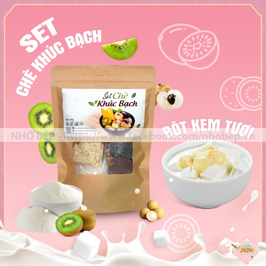 Chè Khúc Bạch ( Set Lớn) Tặng Kèm Công Thức - Bếp Nhà Cốm