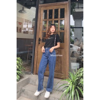 Quần Bò Ống Rộng 9133 MoonHee