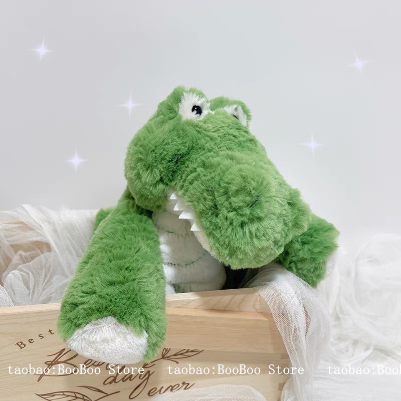 Cá sấu nhỏ siêu mềm mại cho trẻ nhỏ, thoải mái cho ngủ cùng bé-31cm - Gấu Bông Kuma.House