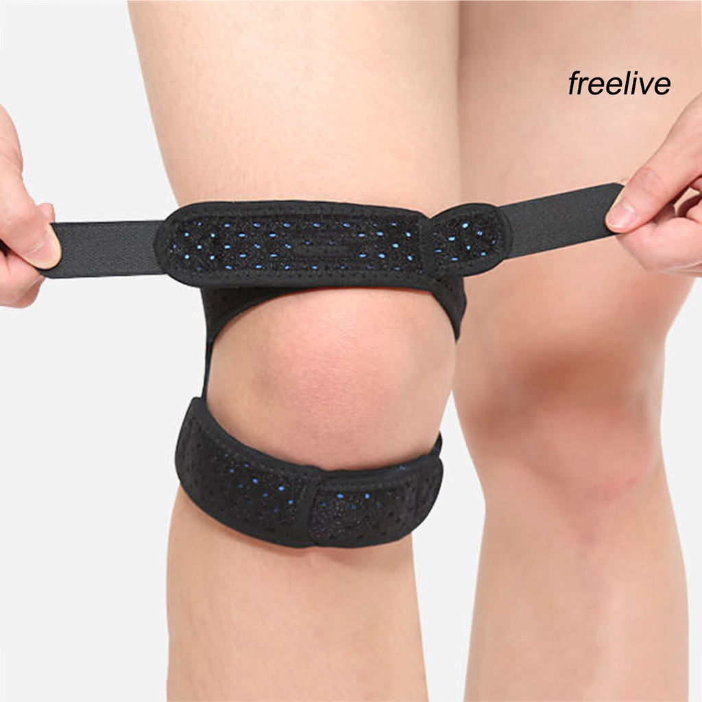 FRE|1Pc Sports Patella Belt Compression Protection Running Breathable Knees Pad