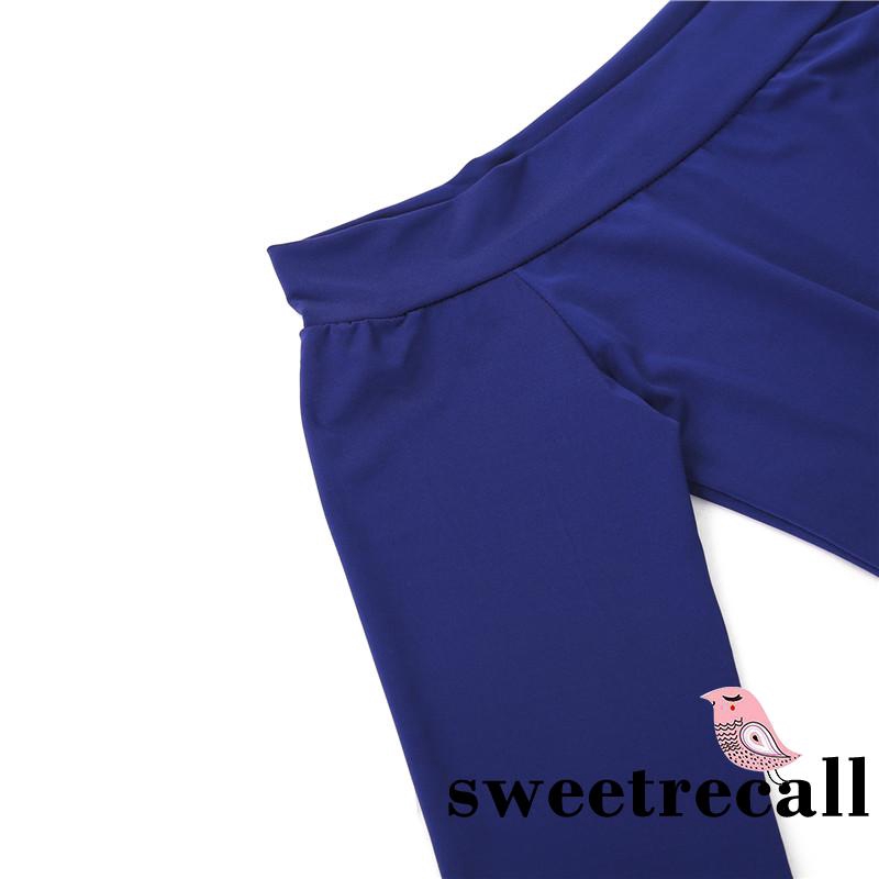 Áo liền quần trễ vai tay dài màu trơn thời trang cho nữ | BigBuy360 - bigbuy360.vn