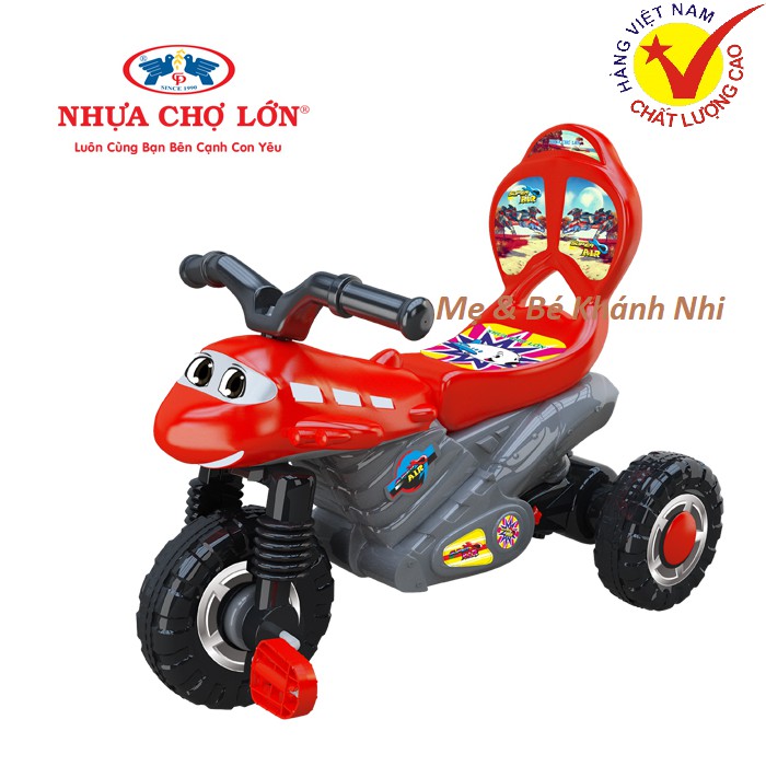 Xe 3 Bánh Nhựa Chợ Lớn - Xe 3 Bánh MoTo Máy Bay - Xe 3 Bánh Trẻ Em - Xe 3 Bánh Cho Bé - Xe Đạp 3 Bánh Cho Bé