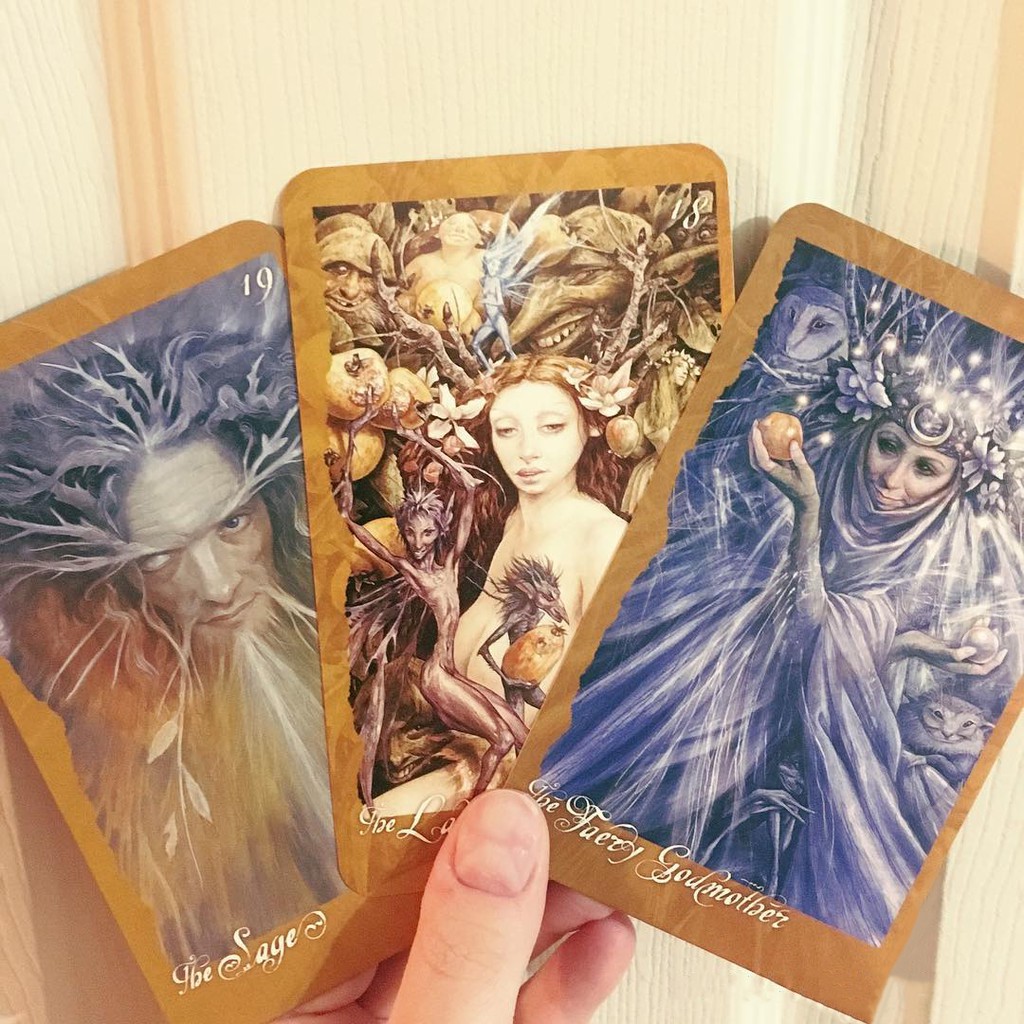 Bộ Bài Faeries Oracle (Mystic House Tarot Shop) - Bài Gốc Authentic Chính Hãng 100%
