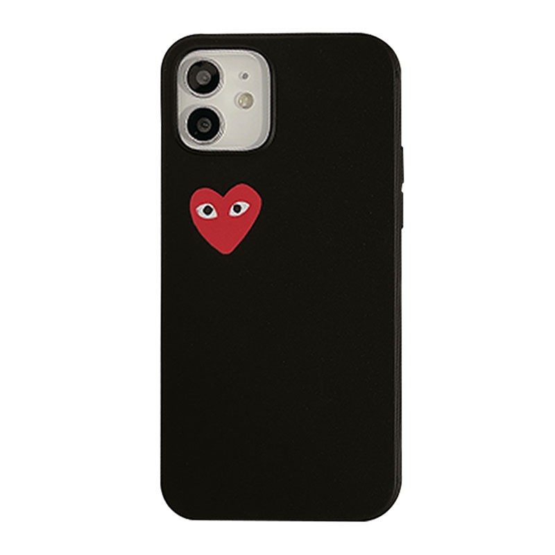 Ốp Điện Thoại Silicon Họa Tiết Đôi Mắt Đỏ Đen Độc Đáo Cho iPhone 14 6s 7 8 Plus X XS XR 11 12 13 PRO Max AT0205