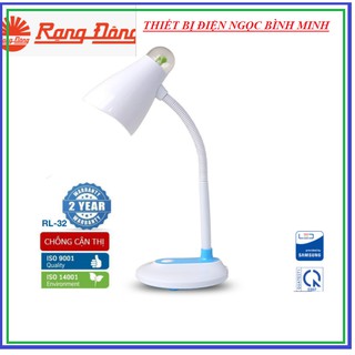 Đèn bàn led bảo vệ thị lực rạng đông rd-rl 32 led ánh sáng vàng