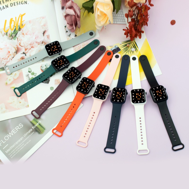 Đồng hồ nam nữ, đồng hồ điện tử cảm ứng LED thời trang