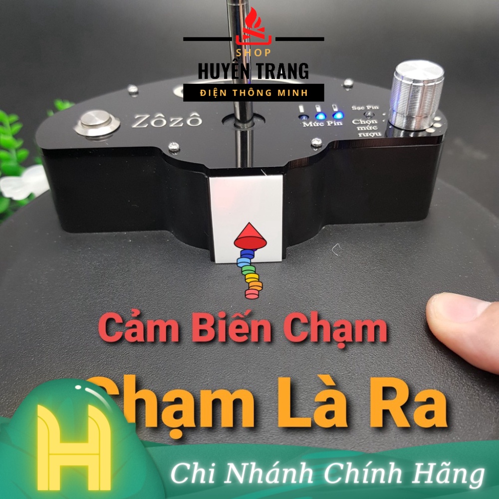 [Bản V8.0] Bình Rót Rượu Tự Động Zô Zô Vui Vẻ Giao Diện Mới Sang Trọng Hiện Đại