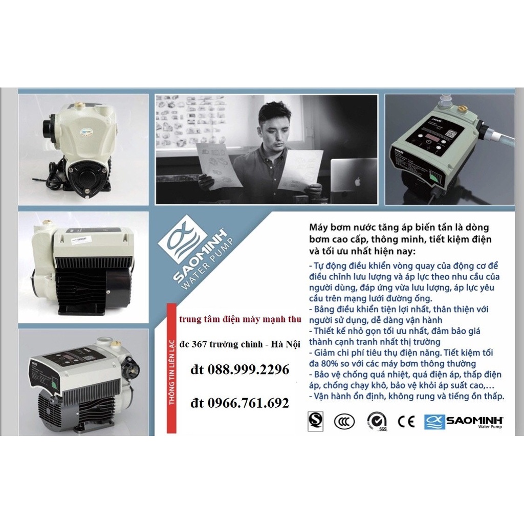 Máy bơm tăng áp biến tần IJLM - 2200AP