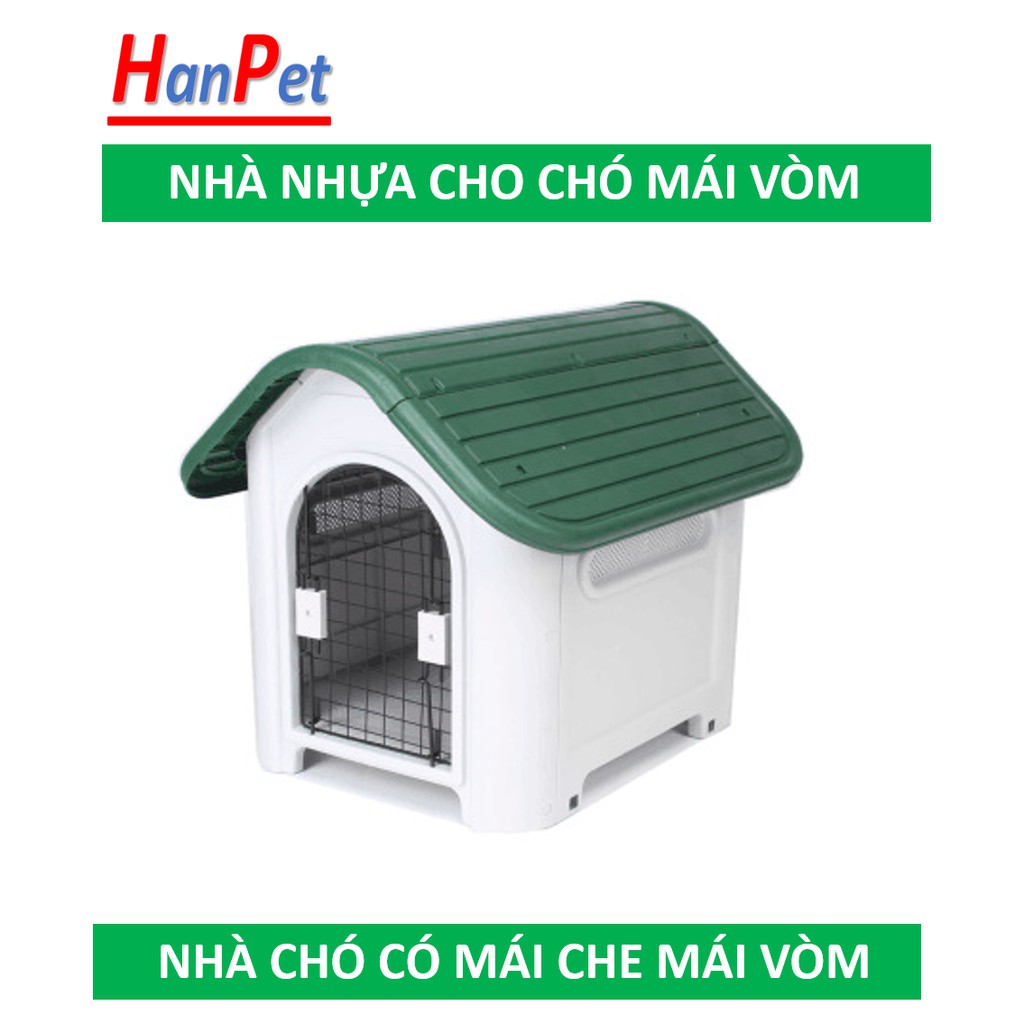 Nhà cho chó mèo ở - NHÀ NHỰA NGOÀI TRỜI (2 loại) chuồngchống nước dành cho chó lớn dạng lắp ghép