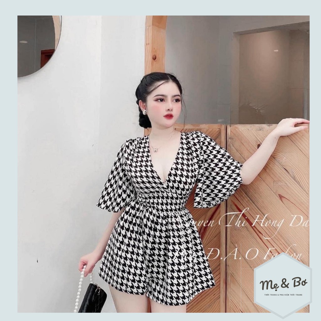 Jum Nữ - Cổ V - Họa tiết  cực xinh - Size 40-55Kg