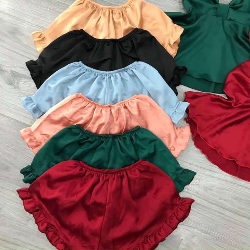 SET BỘ NGỰC NƠ QUẦN BÈO LỤA SATIN SIÊU MỀM MỊN ( HÌNH THẬT + CÓ SẴN ) | BigBuy360 - bigbuy360.vn