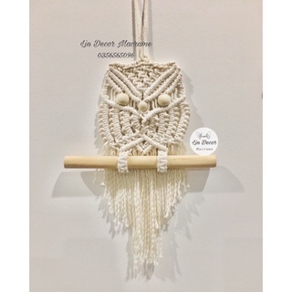 [Giá Ưu Đãi] Macrame Cú Trang Trí Tường LT13