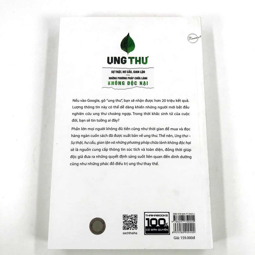 Sách - Ung thư - sự thật, hư cấu, gian lận và những phương pháp chữa lành không độc hại