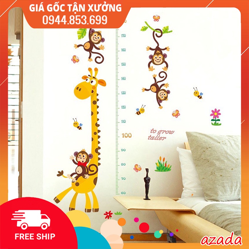 Tranh dán tường, giấy decal dán tường cho bé Hàn Quốc trang trí phòng bé