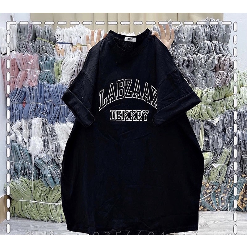 Áo phông 3158 áo thun chất cotton khô nam nữ chất đẹp chữ labza