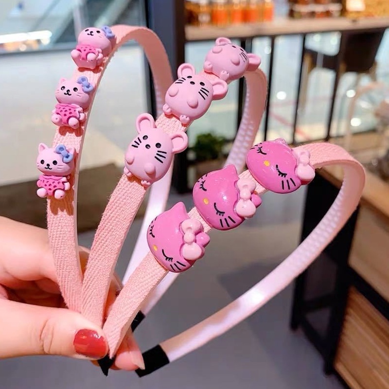 Băng Đô Cài Tóc Họa Tiết Hoạt Hình Dễ Thương Cho Bé Gái