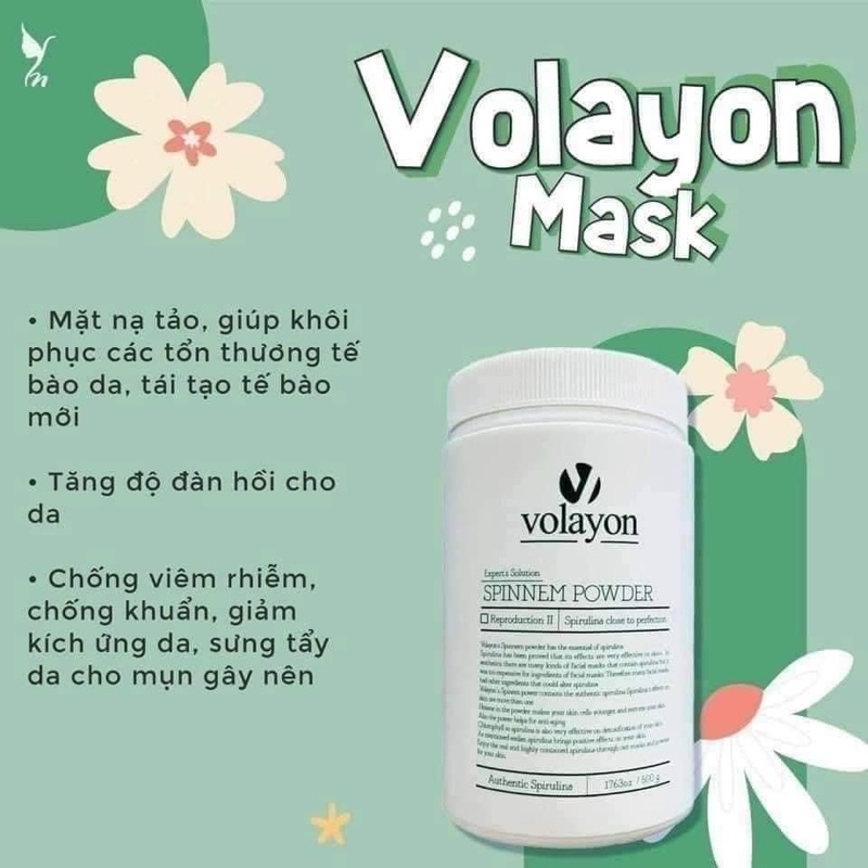 Mặt nạ cao cấp VOLAYON phục hồi cấp ẩm ngừa mụn, chống lão hoá