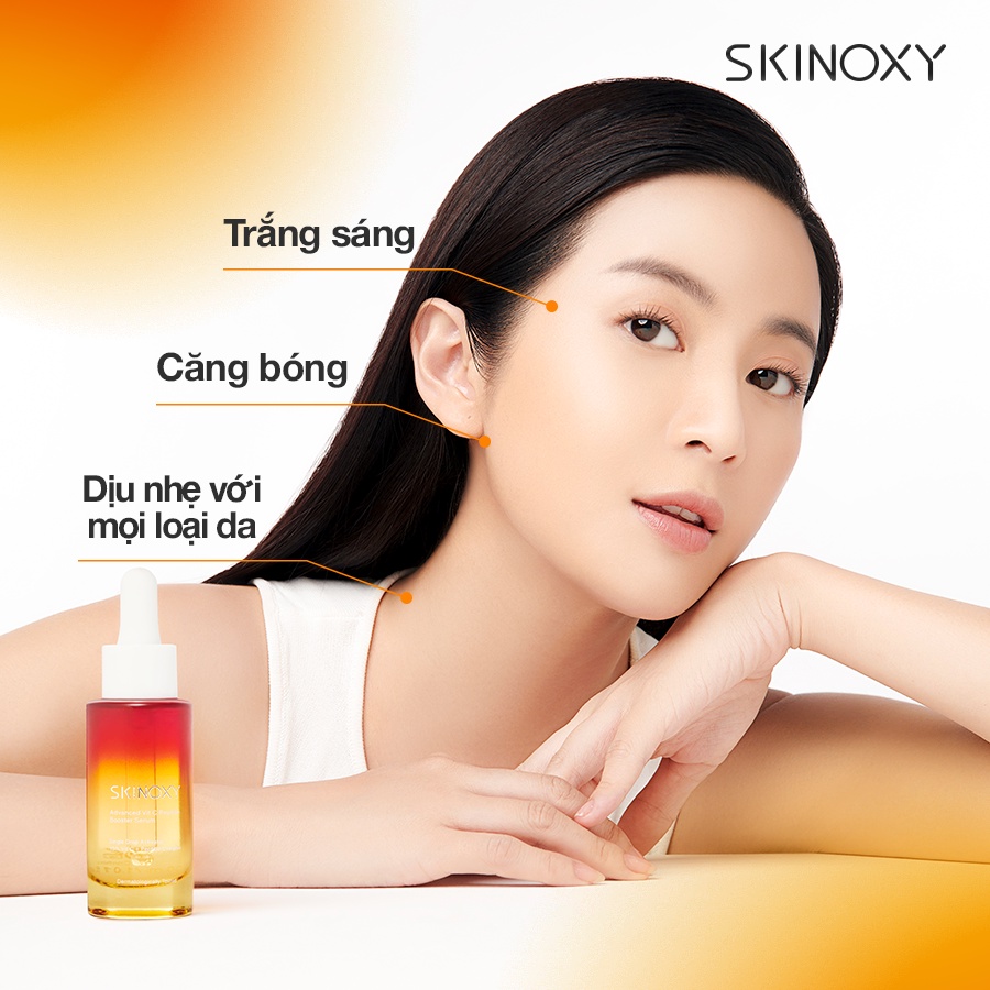 [HÀNG TẶNG KHÔNG BÁN]  TINH CHẤT DƯỠNG DA SÁNG DA VÀ MỜ THÂM SKINOXY ADVANCED VIT C PEPTIDE BOOSTER SERUM – 9ml