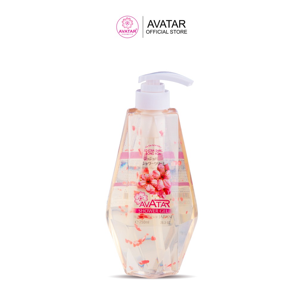 Sữa Tắm Nhật Bản Cánh Hoa Anh Đào JOJOBA AVATAR 750ml
