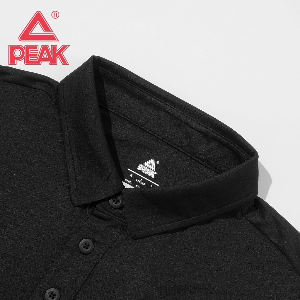 Áo Thun Polo Nam Thể Thao Có Cổ Chính Hãng Cao Cấp PEAK FR6222021