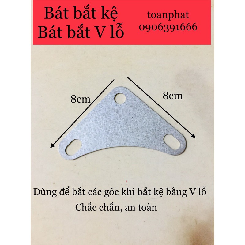 [Combo 50 cái ] bát bắt kệ V lỗ - bas kệ