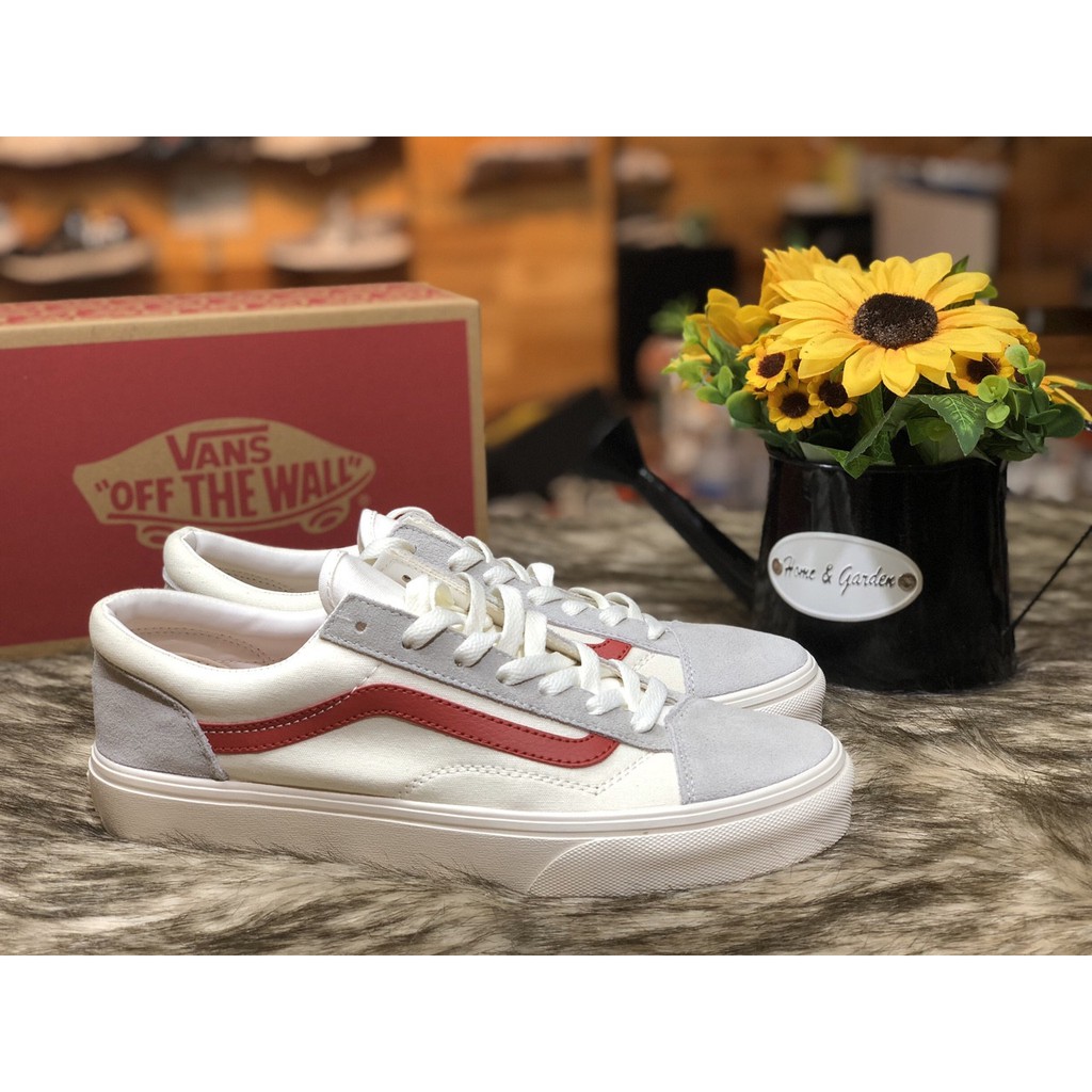 [FREESHIP] Giày Vans Style36 Sọc Đỏ FullSize Nam Nữ "