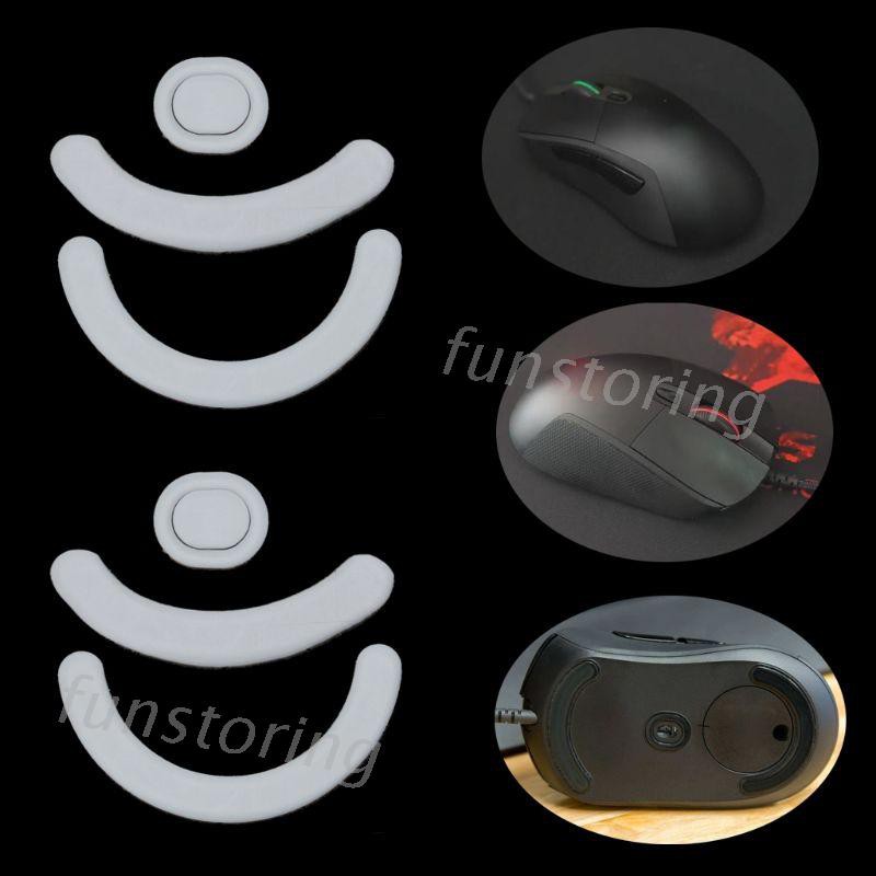 FUN 2 Sets Mouse Feet Mouse Skate For Logitech G403 G603 G703 Laser Gaming Mouse Glides Curve Edge