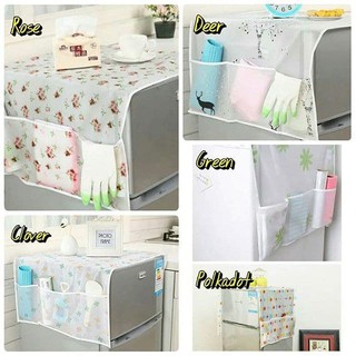 Vỏ Bọc Tủ Lạnh Chống Thấm Nước Kèm Túi Đựng Tiện Dụng