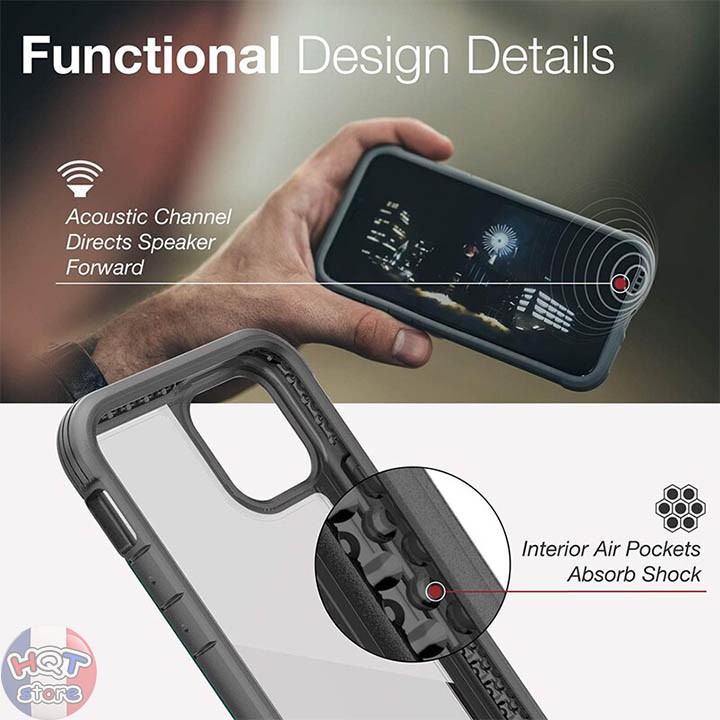 Ốp lưng siêu chống sốc X-Doria Defense Shield cho IP 11 Pro Max