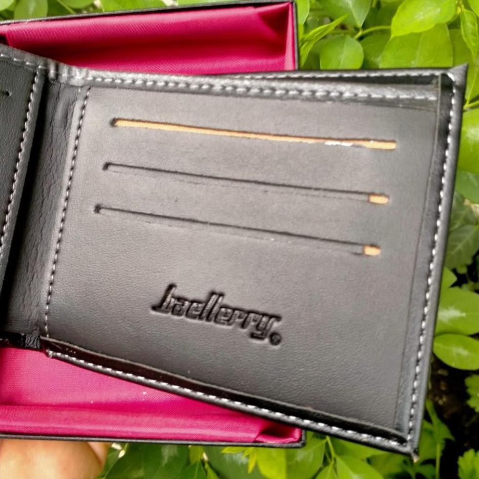 Ví Nam - Bóp Nam Baellerry Phiên Bản Mới Sang Trọng Kèm Hộp Lót Nhung Cao Cấp Phòng Cách Thời Trang Dùng Tặng Người Thân