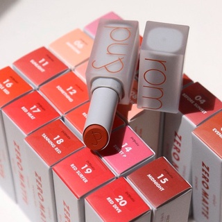 Son thỏi lì Romand New Zero Matte Lipstick 3g [Shell Beach Nude Collection]