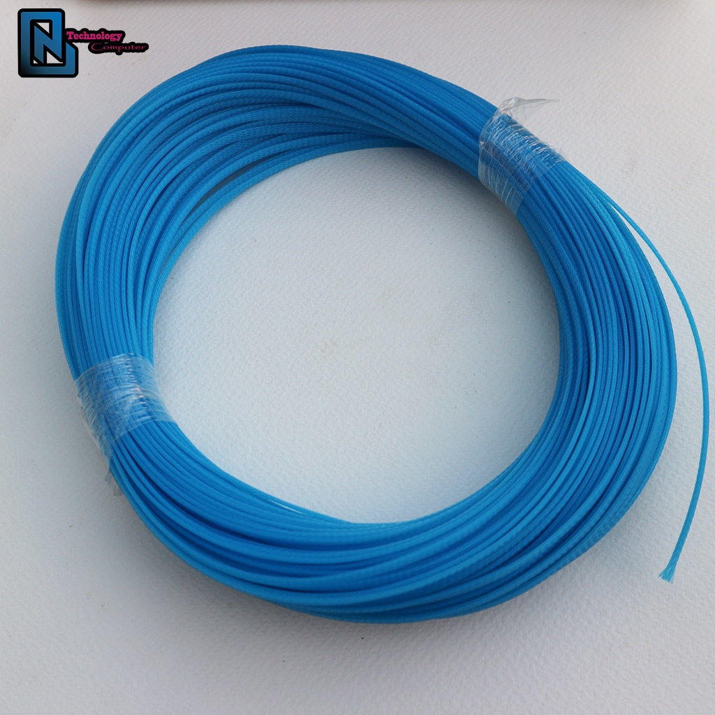 Lưới Sợi PET 3MM Dệt Monofilament Trong Suốt Trắng Đen Độ Co Giãn Tốt Thích Hợp Làm Dây Lưới Bện Cáp USB