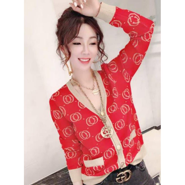 Áo Khoác Cardigan Gucci Thời Trang Cao Cấp Cho Nữ