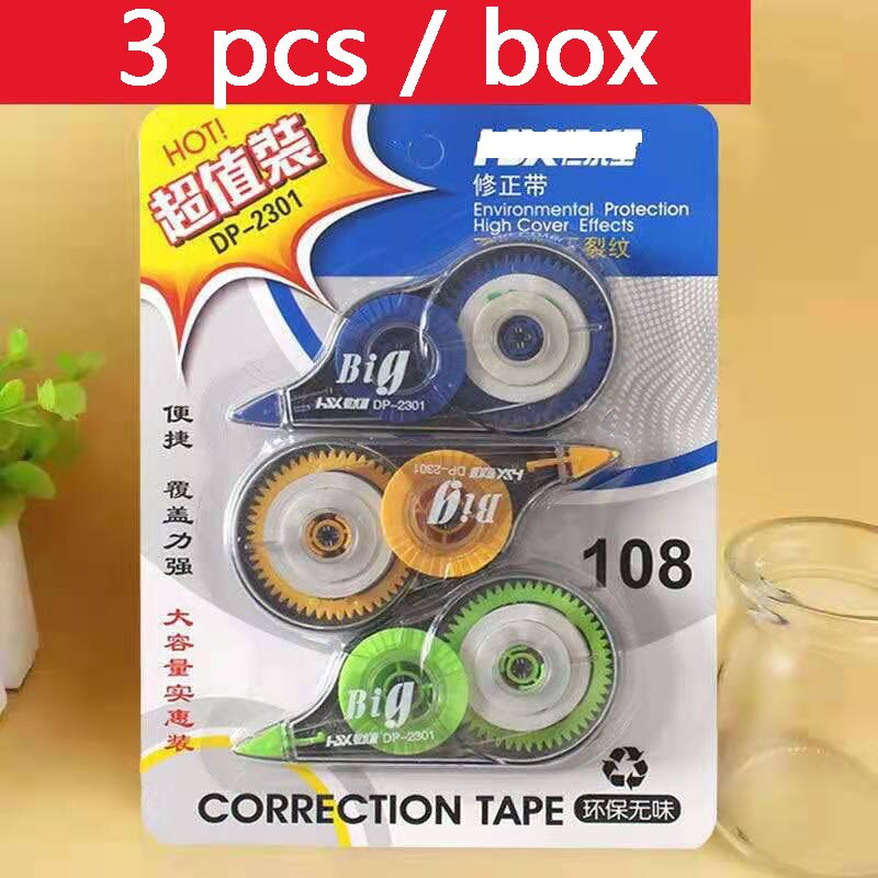 Set 3 bút xóa kéo trong suốt tiện dụng