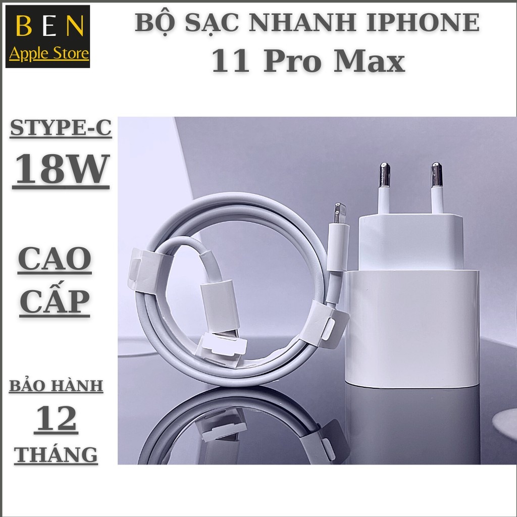 Cao Cấp ZA/A Bộ Sạc Nhanh Iphone 20W Sử Dụng Cho Iphone 11/11 Pro/11 Pro Max/7/7 Plus /8 /8 Plus/ X /Xs/Xs Max