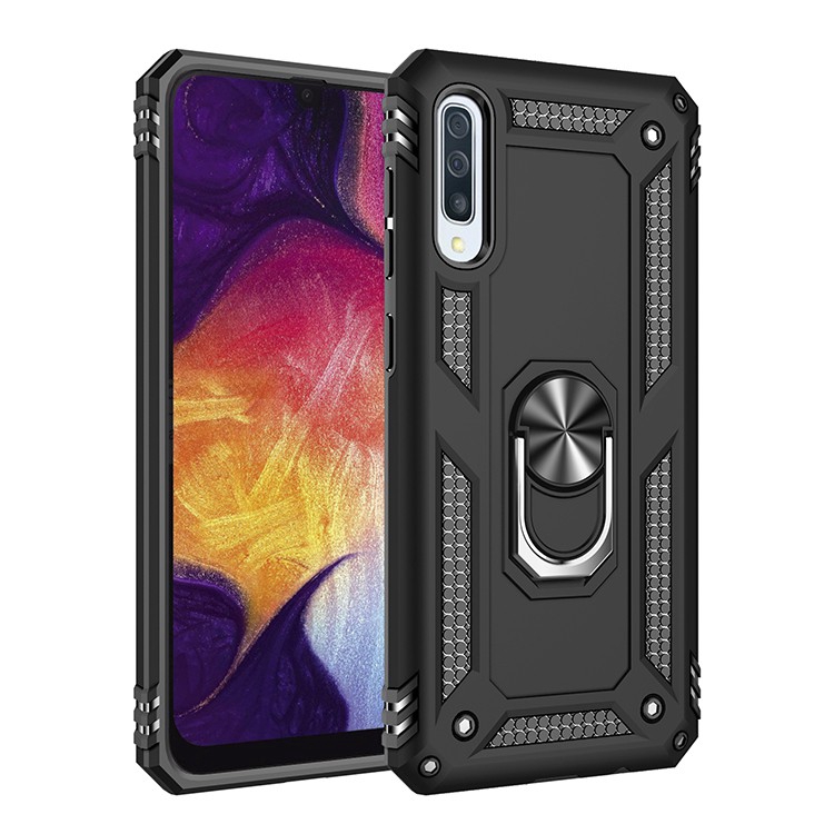 Samsung Galaxy A10 A20 A30 A40 A50 A60 A70 A80 A90 5G Armor Finger Magnetic Car Ring Holder Cover Phone Case