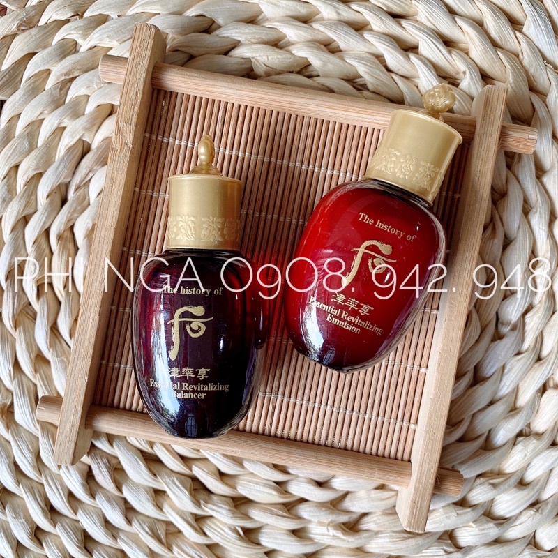 CẶP HOA HỒNG SỮA DƯỠNG WHOO ĐỎ TÂN DỊCH 2x20ML