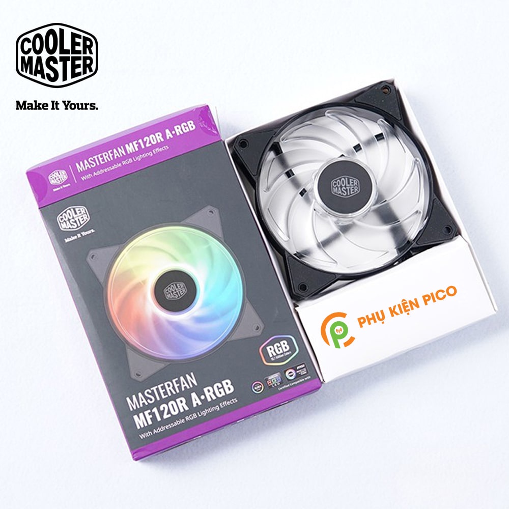 Quạt tản nhiệt case máy tính Cooler Master MF120 S3 CoolerMaster MasterFan MF120R ARGB Quạt Fan Case 12cm