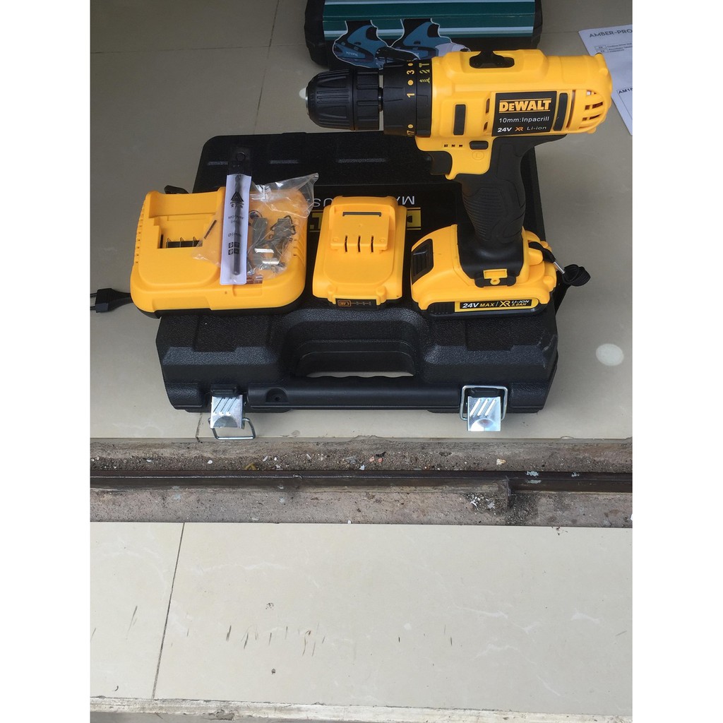 MÁY KHOAN PIN 3 CHẾ ĐỘ DEWALT 24V